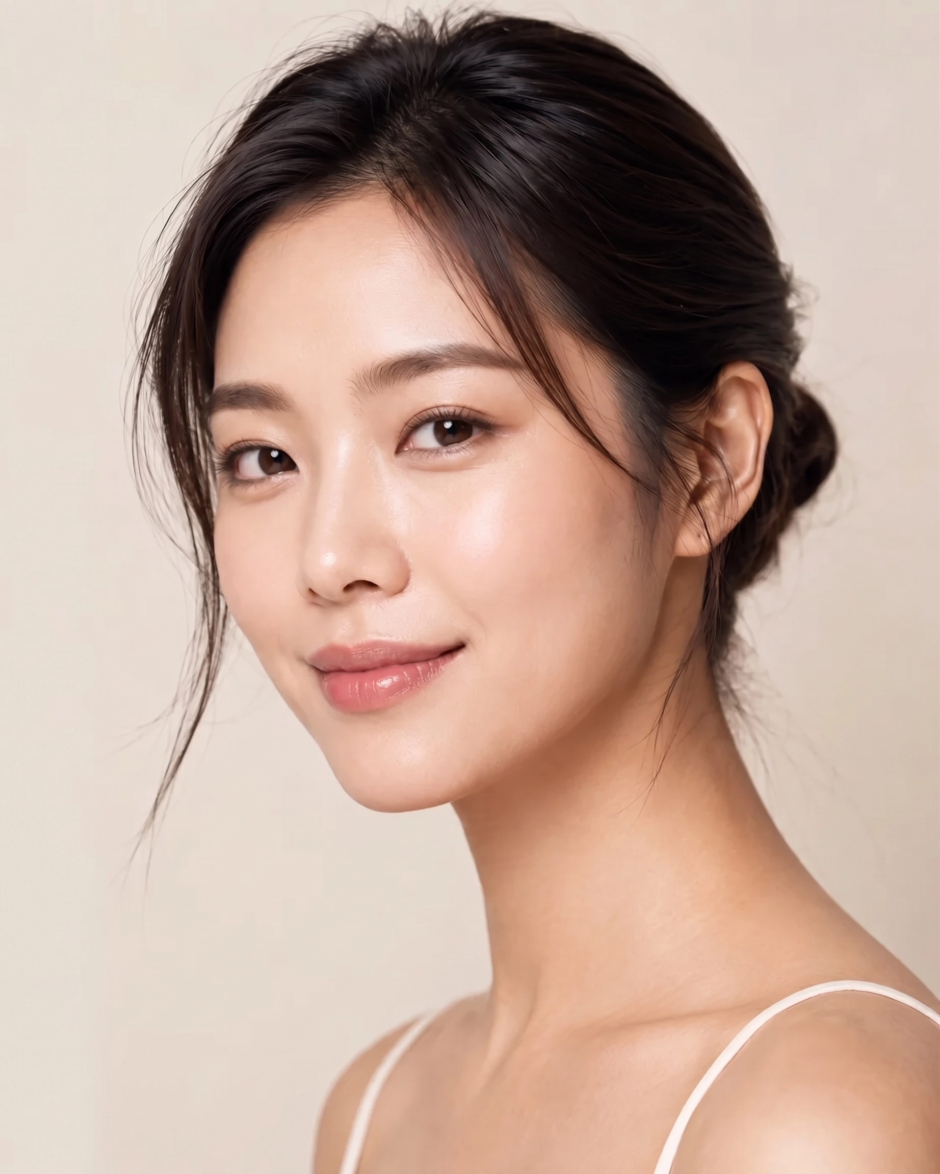 近距离捕捉肌肤纹理的人像